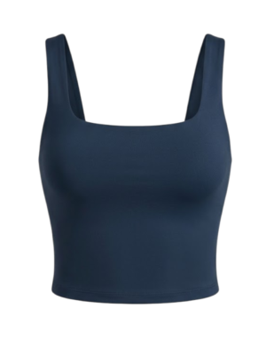 Top sin manga - Azul petroelo
