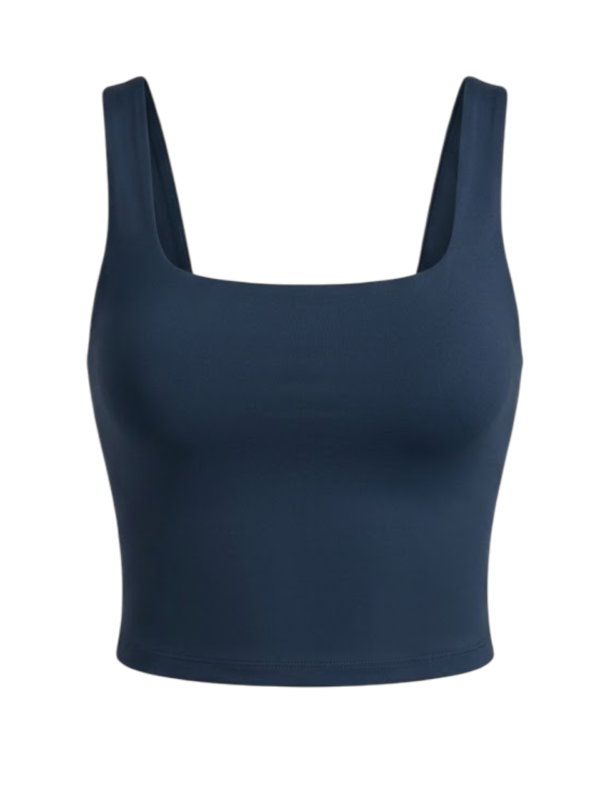 Top sin manga - Azul petroelo